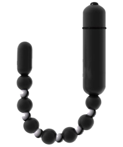 Mega Booty Beads Anal Vibe Black