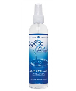 Before And After Anti-Bacterial Adult Toy Cleaner 8 Oz 