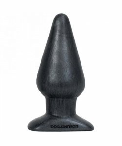 The Super Big End Butt Plug Charcoal 