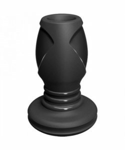 The Stretch Tunnel Butt Plug Small Black