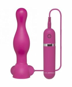 Delight Vibrating Butt Plug Pink