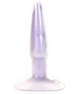 Iridescent Butt Plug Purple Small