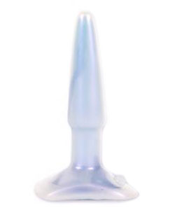 Iridescent Butt Plug Blue Small