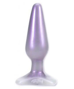 Iridescent Butt Plug Purple Medium