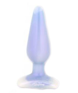 Iridescent Butt Plug Blue Medium