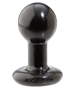 Round Butt Plug Small Black