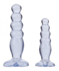 Crystal Jellies Anal Delight Trainer Kit Clear