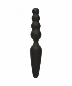 Double Naughty Silicone Probe Black