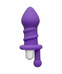Mood Juicy Swirled Purple Butt Plug