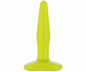 Glo Butt Plug Slim Yellow 