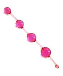 Jelly Thai Anal Beads Pink