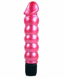 Pearl Shine Beads Pink Anal Vibrator