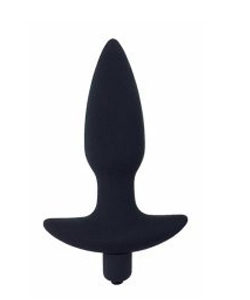 Corked 2 Vibrating Medium Butt Plug Charcoal