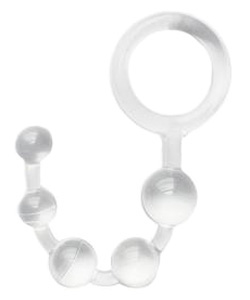 Hung Man Tools Anal Beads Clear