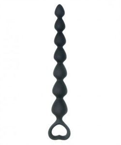 Silicone Anal Beads Black