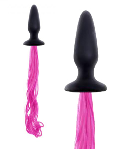 Unicorn Tails Butt Plug Pink