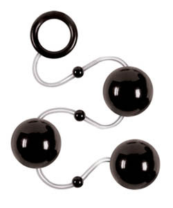 Renegade Pleasure Ball Anal Beads Black