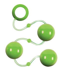 Renegade Pleasure Ball Anal Beads Green