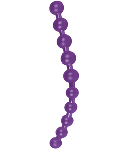 Jumbo Thai Jelly Anal Beads Purple