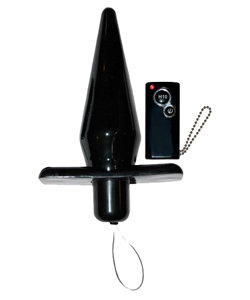 Power Buttplug Remote Control Black