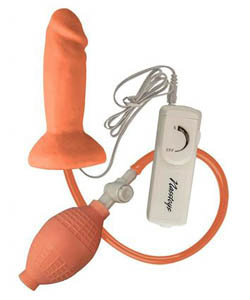 Maxx Men Inflatable Vibrating Love Plug Flesh