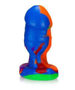 Honcho 1 Dick Shape Butt Plug Rainbow