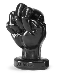 FF Plug 1 Fist Shape Butt Plug Small Black