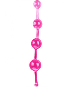 Jelly Anal Beads Pink