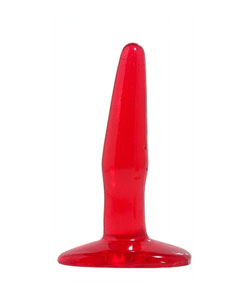 Basix Mini Butt Plug Red