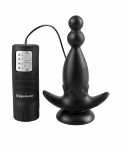 PD4614-23-Vibrating Anal Anchor Butt Plug Vibrating Anal Anchor Butt Plug