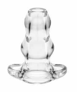 Double Tunnel Plug Medium Clear