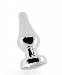 Rich R1 Silver Stainless Steel Butt Plug