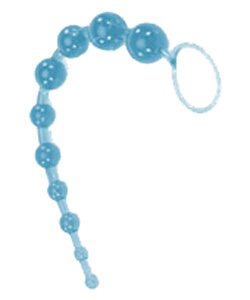 X-10 Blue Jelly Anal Beads