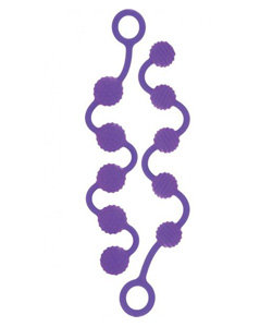 Posh Silicone O Beads Set Purple