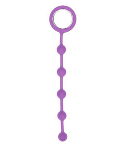 Up Wind It Up Anal Beads Purple