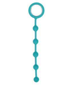 Up Wind It Up Anal Beads Teal
