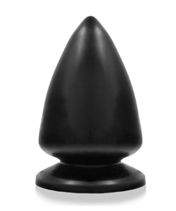 XX Large Bum Plug Black