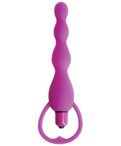 Climax Vibrating Bum Beads Purple