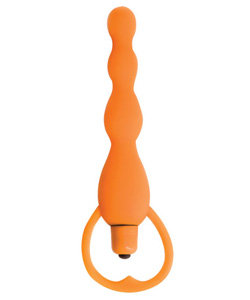 Climax Vibrating Bum Beads Orange