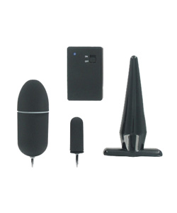 Remote Control Butt Plug and Bullet Vibe Combo
