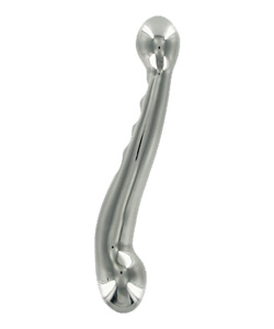 Steel Elegance Dual Ended Dildo