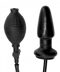 Expand Inflatable Heavy Duty Large Anal Plug Black  