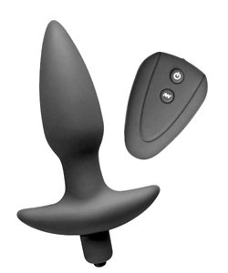 Jet Black 7 Mode Remote Anal Plug