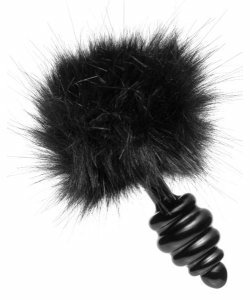 Bumble Bunny Faux Fur Tail Plug