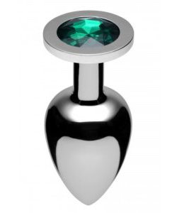 XL Jewel Butt Plug Emerald