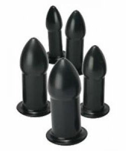 Ease In Anal Dilator 5 Piece Set Black