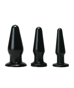 Trinity Silicone Butt Plug Kit