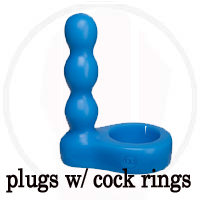 Anal Plugs with Cock Rings