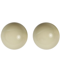 Ben Wa Balls Pearlscent Finish Ivory