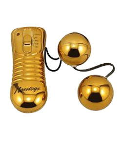 Vibrating Ben Wa Balls Gold  [NW1889-2]